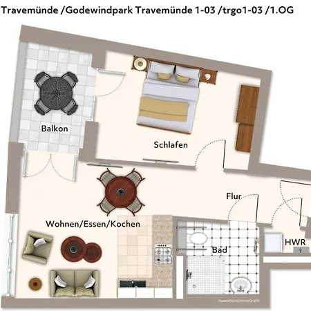 Godewindpark Travemuende Godewindpark Travemuende 1-03 Appartement Lübeck